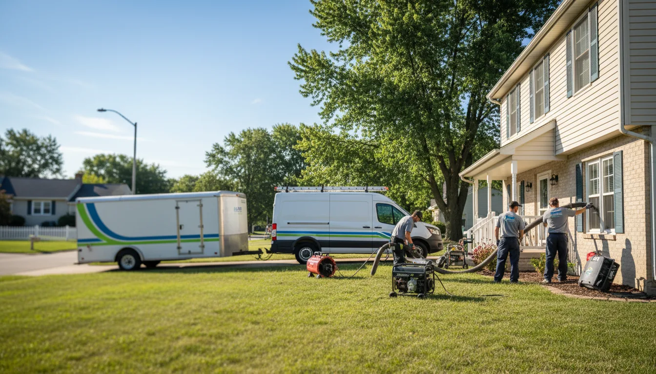 Flooded Basement Restoration And Cleanup With Repair in Granby, MO near me